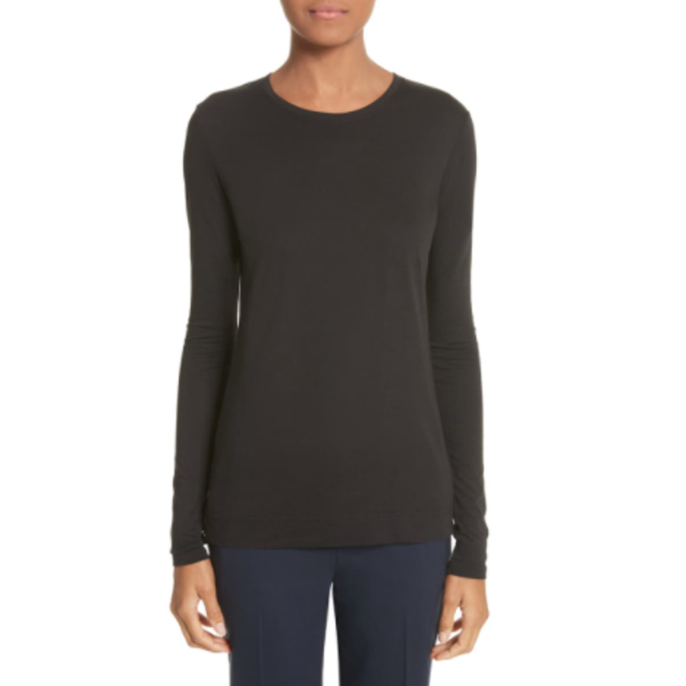 Adam Lippes Long Sleeve Crewneck Shirt